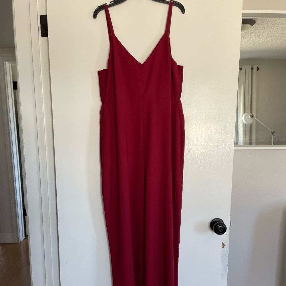 Red madewell jumpsuit